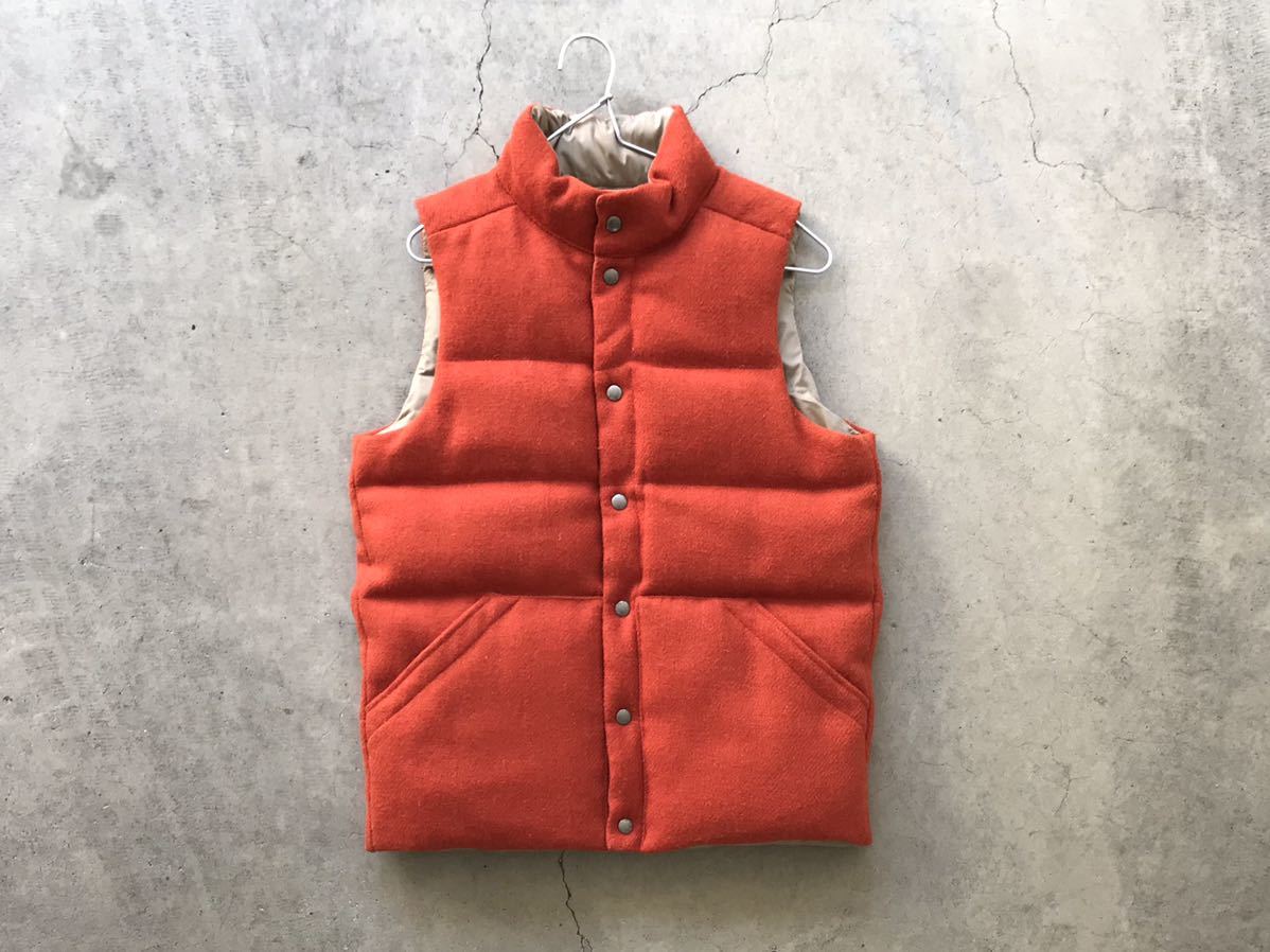 美品 BEAMS PLUS×Harris Tweed リバーシブル ツイード ダウンベスト M 
