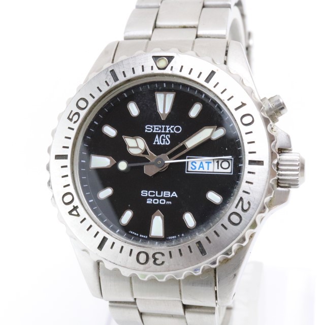 Seiko AGS Scuba Diver Ref. 5M43-0C50 Yahoo!オークション 「5m43 