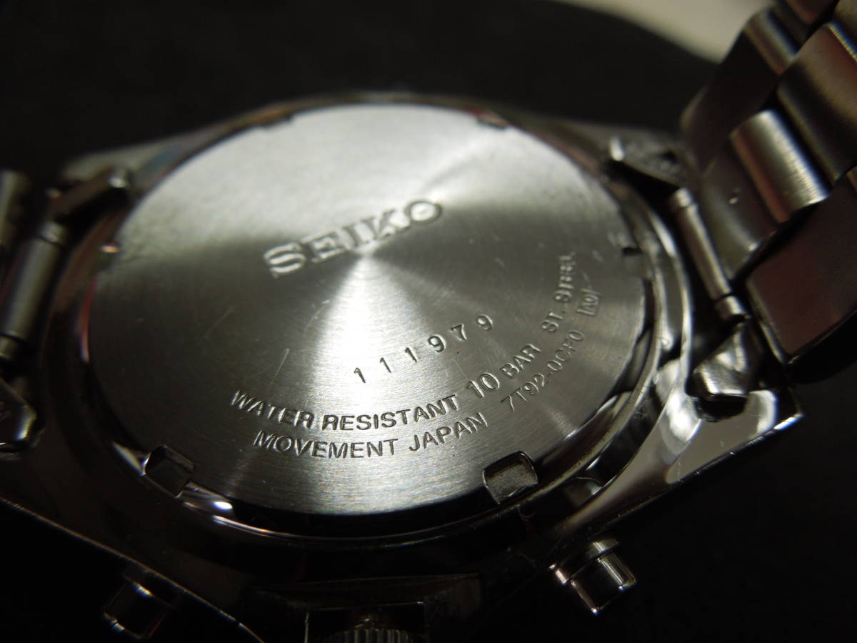 ♪♪新品電池交換♪♪SEIKO/海外モデル クロノグラフ メンズクオーツ