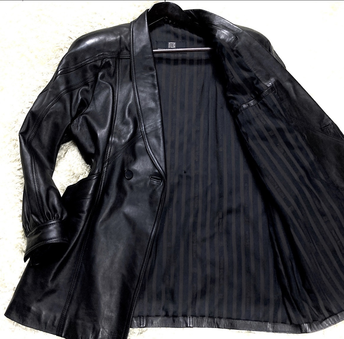 レザー 2026年最新Yahoo!オークション BALMAIN（レザージャケット）の