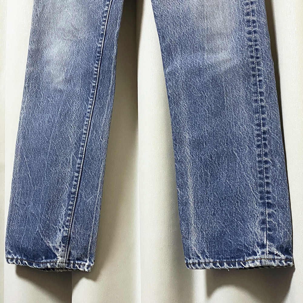 W34 80s 黒カンヌキ ビンテージ USA製 505-0217 リーバイス Levis 