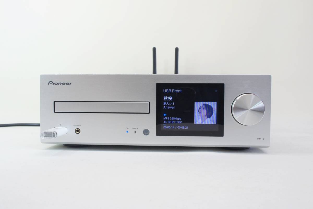 Pioneer ハイレゾ対応 XC-HM76 Bluetooth機能装備 ネットワークCD 