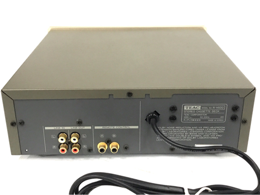 TEAC R-H500 オートリバースカセットデッキ ティアック 動作確認済