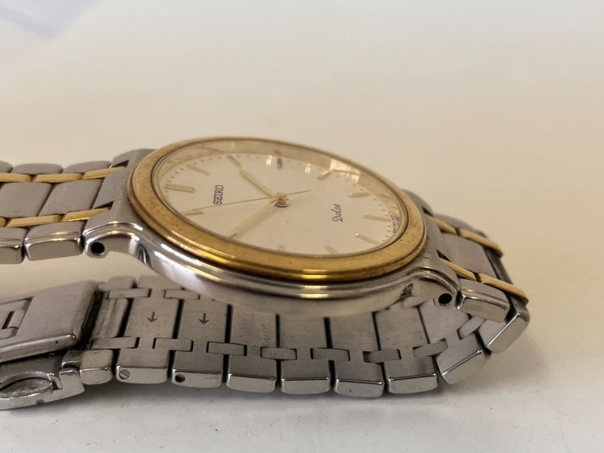SEIKO セイコー Dolce ドルチェ 5E31-6B00 18KT クォーツ メンズ 