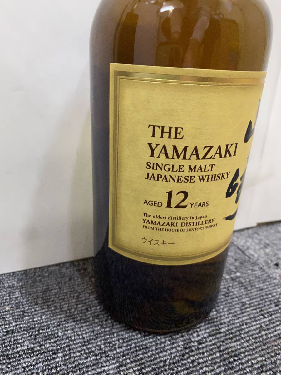 Y-1919NR SUNTORY YAMAZAKI SINGLE MALT WHISKY 山崎 12年 700ml 43