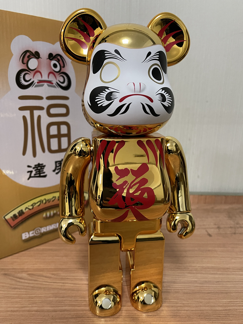 BE@RBRICK 達磨 金メッキ福入 400％ 勿体なかっ