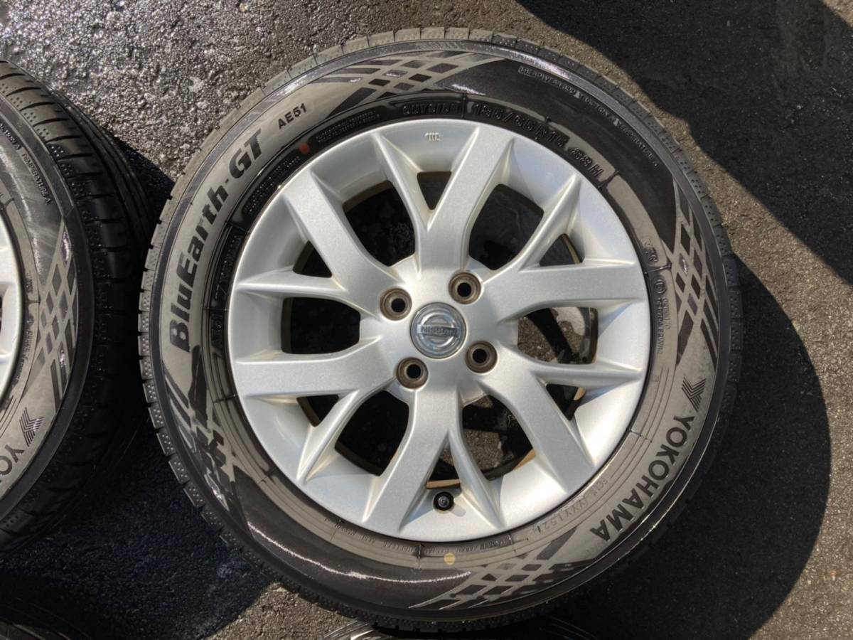 ☆日産 E12 ノート e-POWER 純正 15インチアルミホイール 15×5.5J+40 
