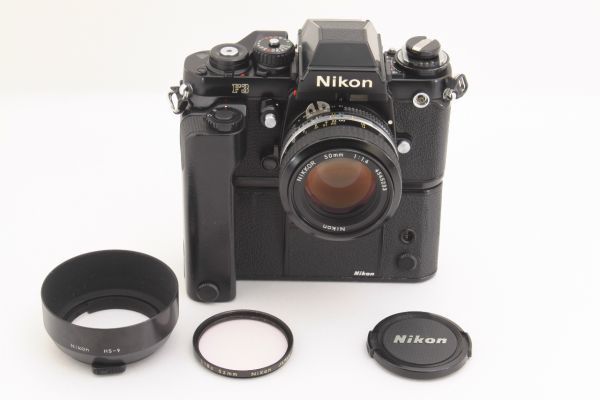 ◇難あり◇Nikon F3 アイレベル + MD-4， Ai NIKKOR 50mm F1.4 #