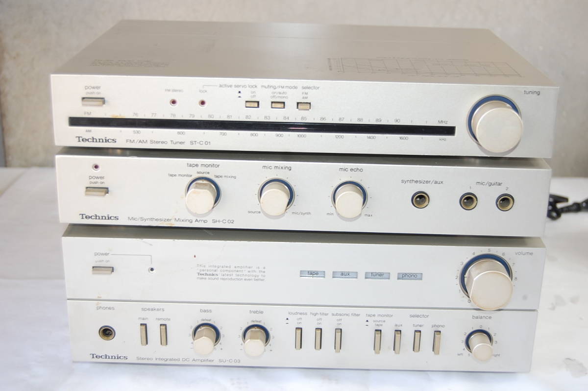 TechnicsテクニクスＳＴ－Ｃ０３、SUーＣ０１、SEーＣ０１ Technics - 公式通販 SU-C03 FM⁄AMチューナー プリメインアンプ アンプ