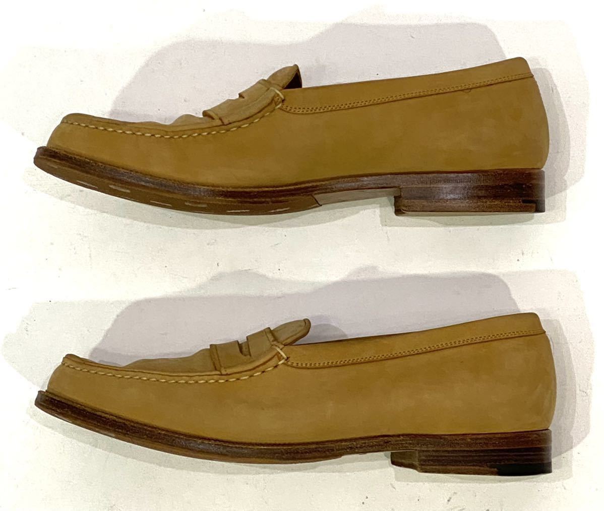 正規品 JOHN LOBB CAPRI MENS ヌバックレザー コインローファー 