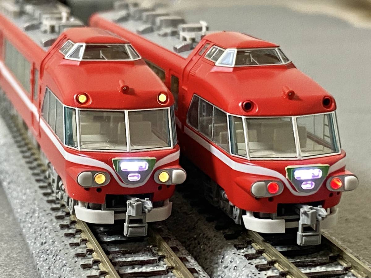 名鉄 7000系 パノラマカー (2次車) 白帯車 (4両セット) 鉄道模型
