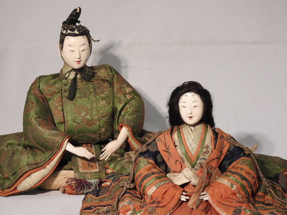 日本玩具博物館 享保雛 雛まつり～江戸から昭和、雛の名品～」 一対