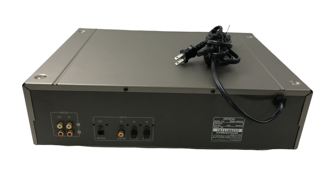 （訳アリ）【高級機】DENON MDレコーダー DMD-1800AL リモコン、取説付 DMD-1800AL DENON デノン (DMD-1800AL-N) Specifications &frasl;