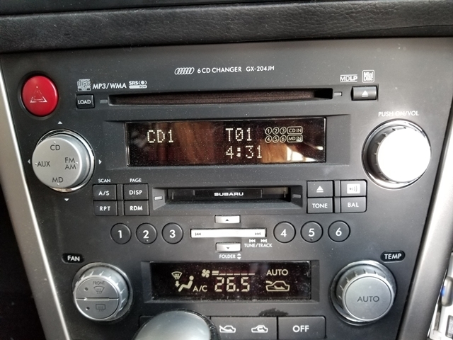 スバル純正 オーディオ 86201KE140 CD6枚チェンジャー 管53f43