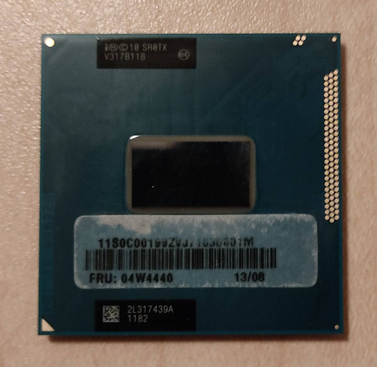  モバイル intel Core i3 3120M 2.5GHz SR0TX 中古_1