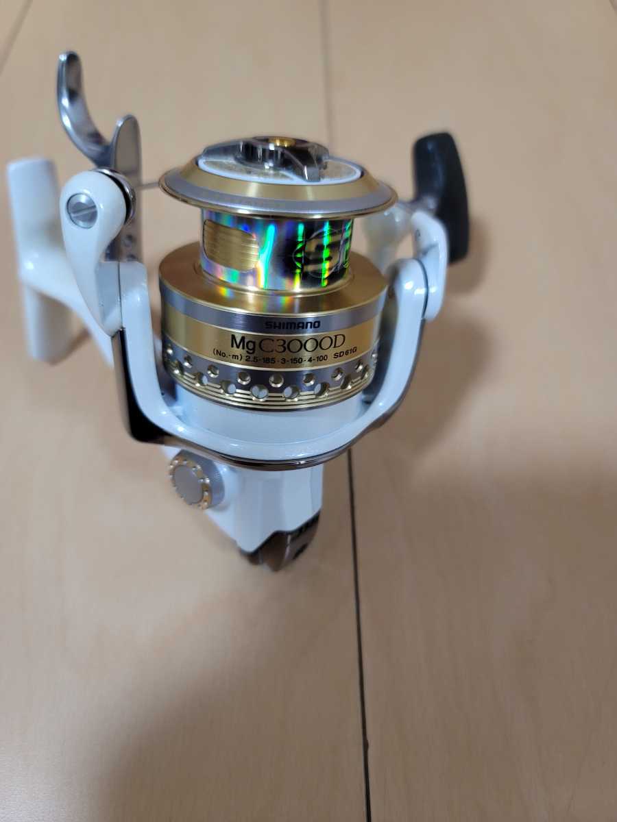 SHIMANO C3000D ホワイトスペシャル リール SHIMANO C3000D ホワイトスペシャル リール 03【1円スタート 極美品 極