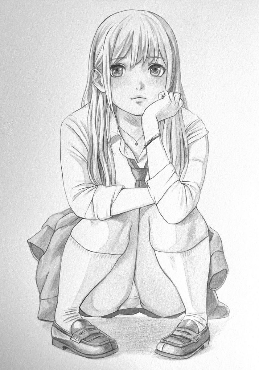 手描き イラスト 「Mono 944」A5サイズ 148mm×210mm Yahoo