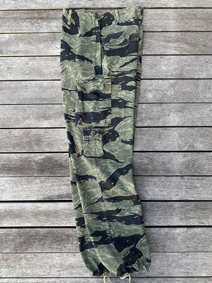 米軍実品 U.S.ARMY ベトナム ビンテージ タイガー ストライプ カモ 