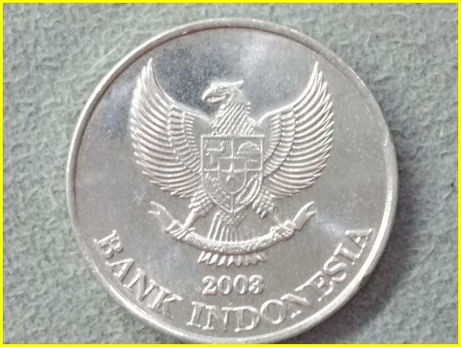インドネシア 200ルピア 硬貨/2003年】 200 RUPIAH/アルミ貨/鳥/硬貨 