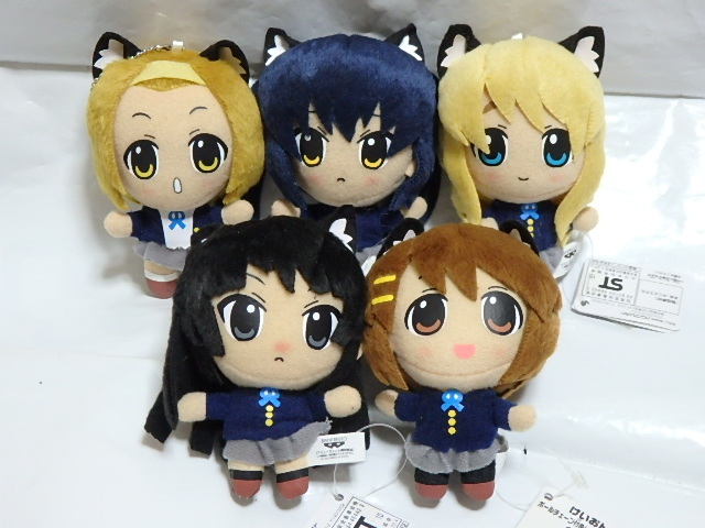 未使用、けいおん！☆ボールチェーン付ぬいぐるみ～猫耳ver.～、唯、澪