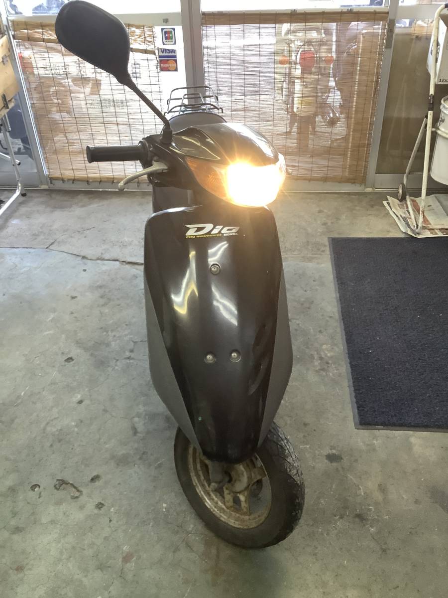 ホンダ ライブDIO デイオ AF34 前期 2サイクル エンジン実働 ジャンク