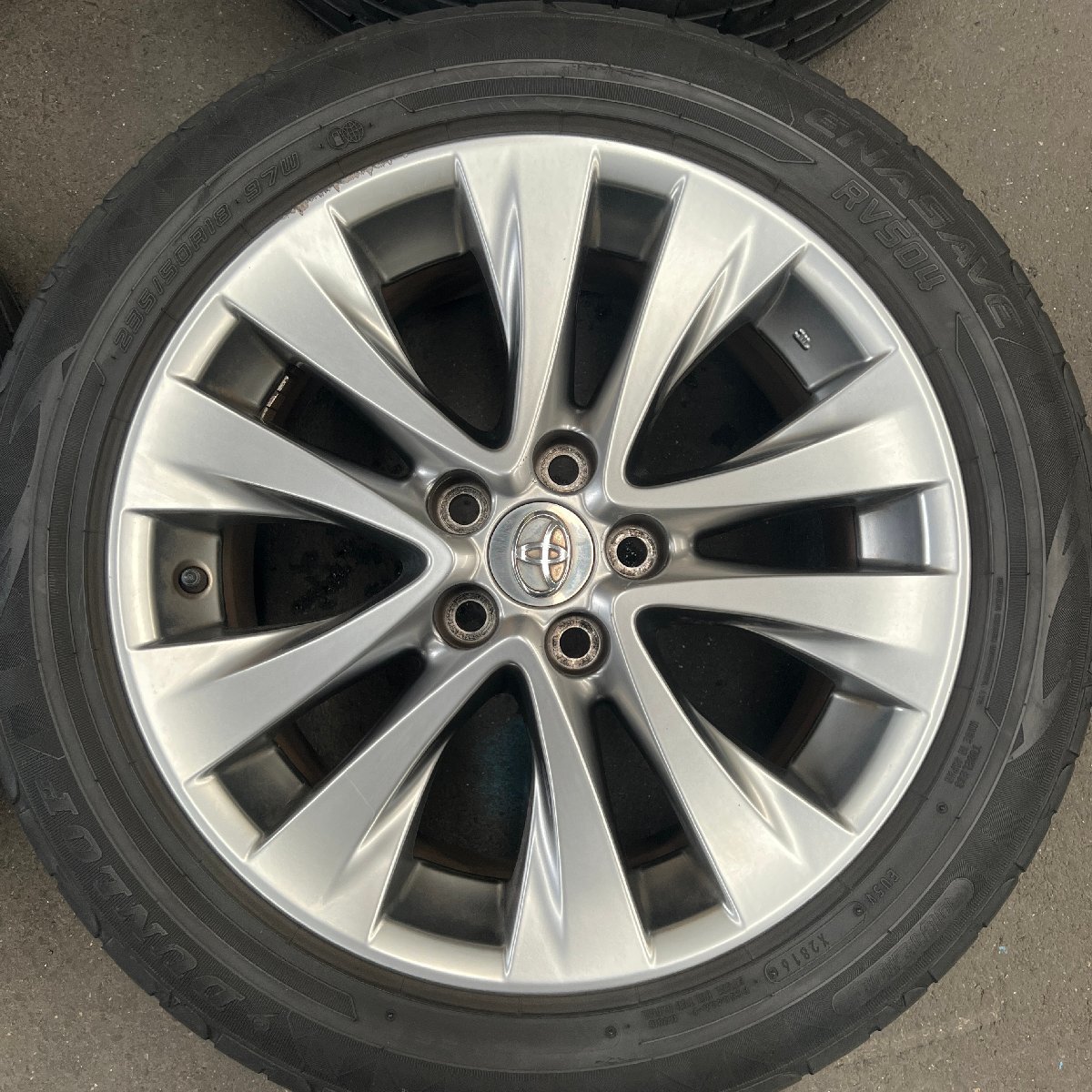 タイヤ付き純正ホイール4本セット　アルファード　ANH20W　ハイグロス　18×7 1/2J　+45　114.3　5穴　235/50R18 アルファード ANH20W タイヤ付き純正ホイール4本セット &frasl;&frasl;純正&frasl;&frasl; GGH25W アルファード」の人気商品一覧・価格比較