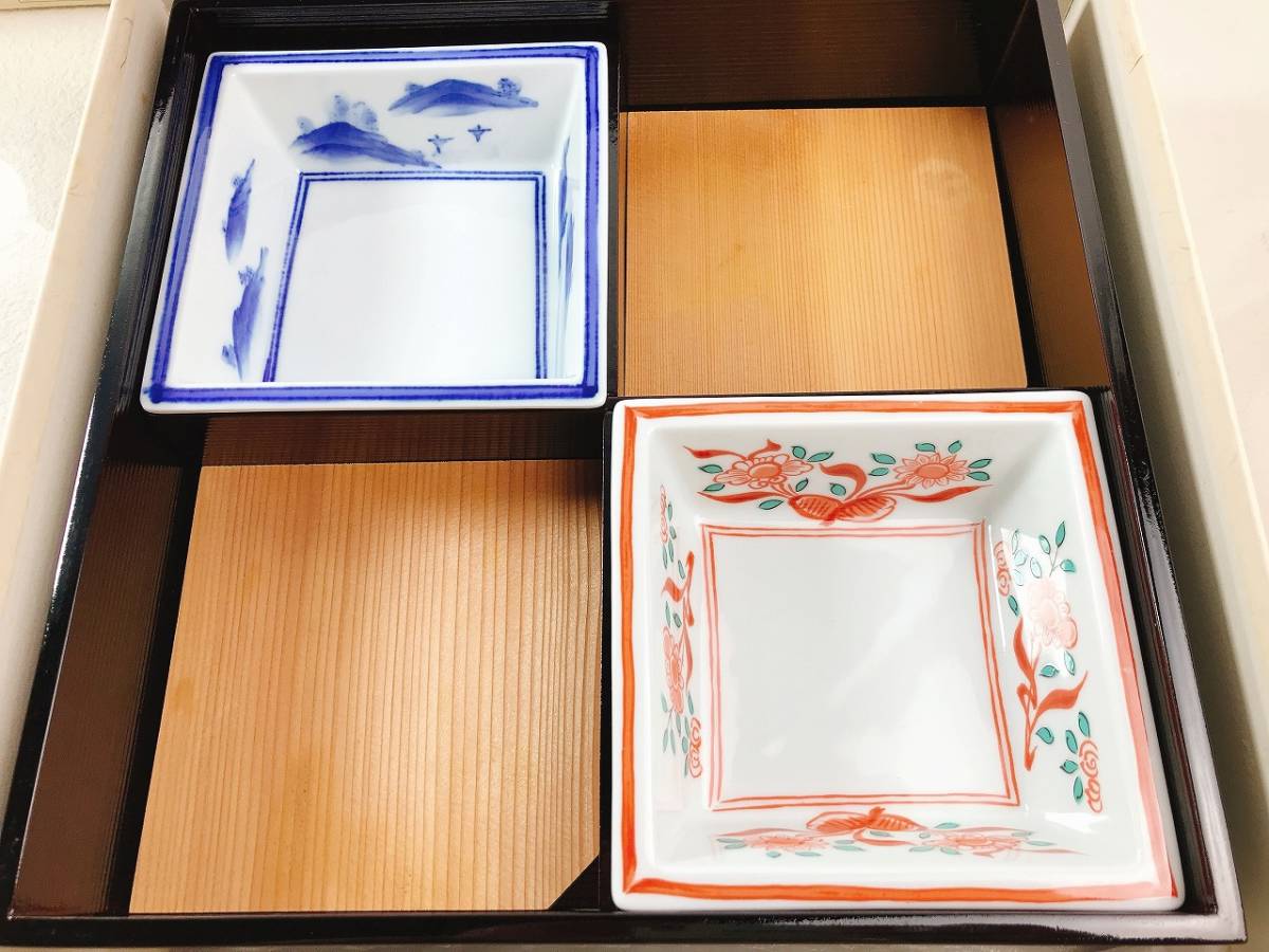 小鉢付き たち吉 松花堂弁当 天然木 ウレタン塗装 2個組｜Yahoo!フリマ 