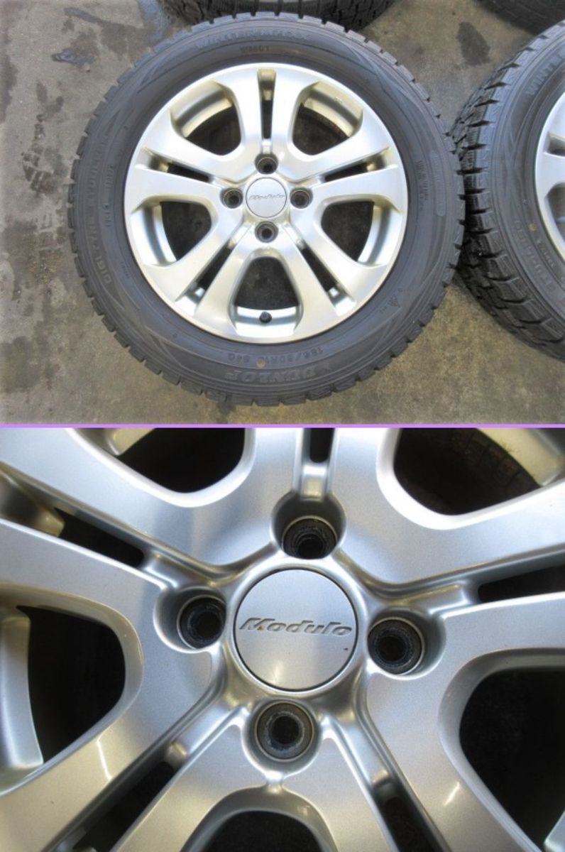 ホンダ Modulo 15インチ アルミホイール スタッドレス付 185/60R15 