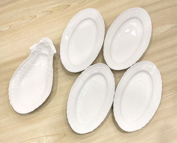 【数量限定，新作】 Richard Ginori/リチャードジノリ オーバル ピクルス ベッキオホワイト 食器 プレート 5枚セット -5D(リチャードジノリ)｜売買されたオークション情報、yahooの商品情報をアーカイブ公開 - オーク リチャードジノリ