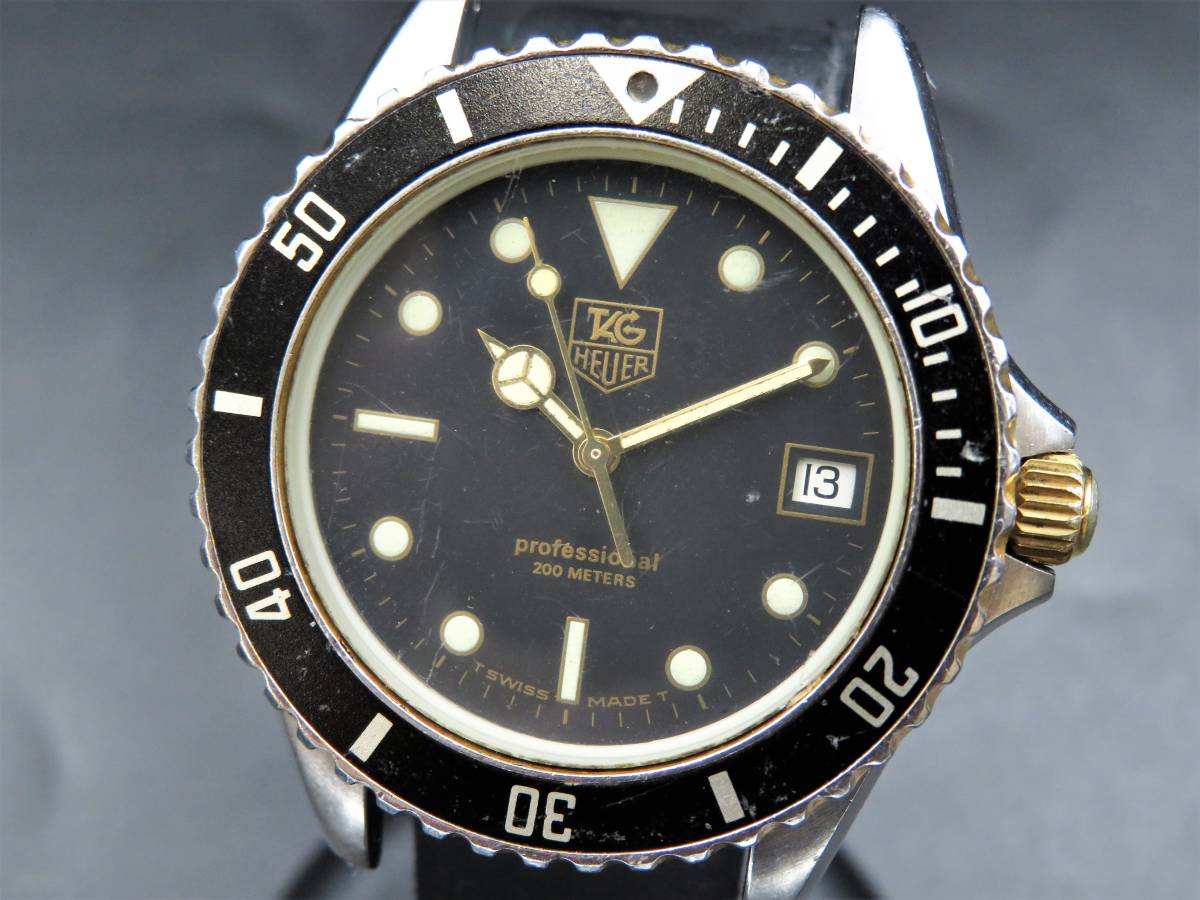 正規品 1円～! ジャンク品☆正規品 TAG HEUER タグホイヤー 980.020B 