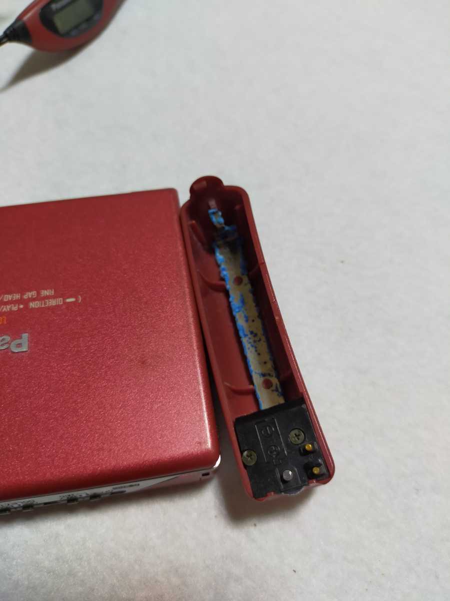Panasonic RQ-S45 ポータブルカセットプレーヤー レッド