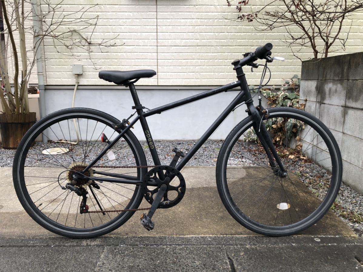 700x28C 自転車 ロードバイク ジェットブラック 700c | 21Technology 