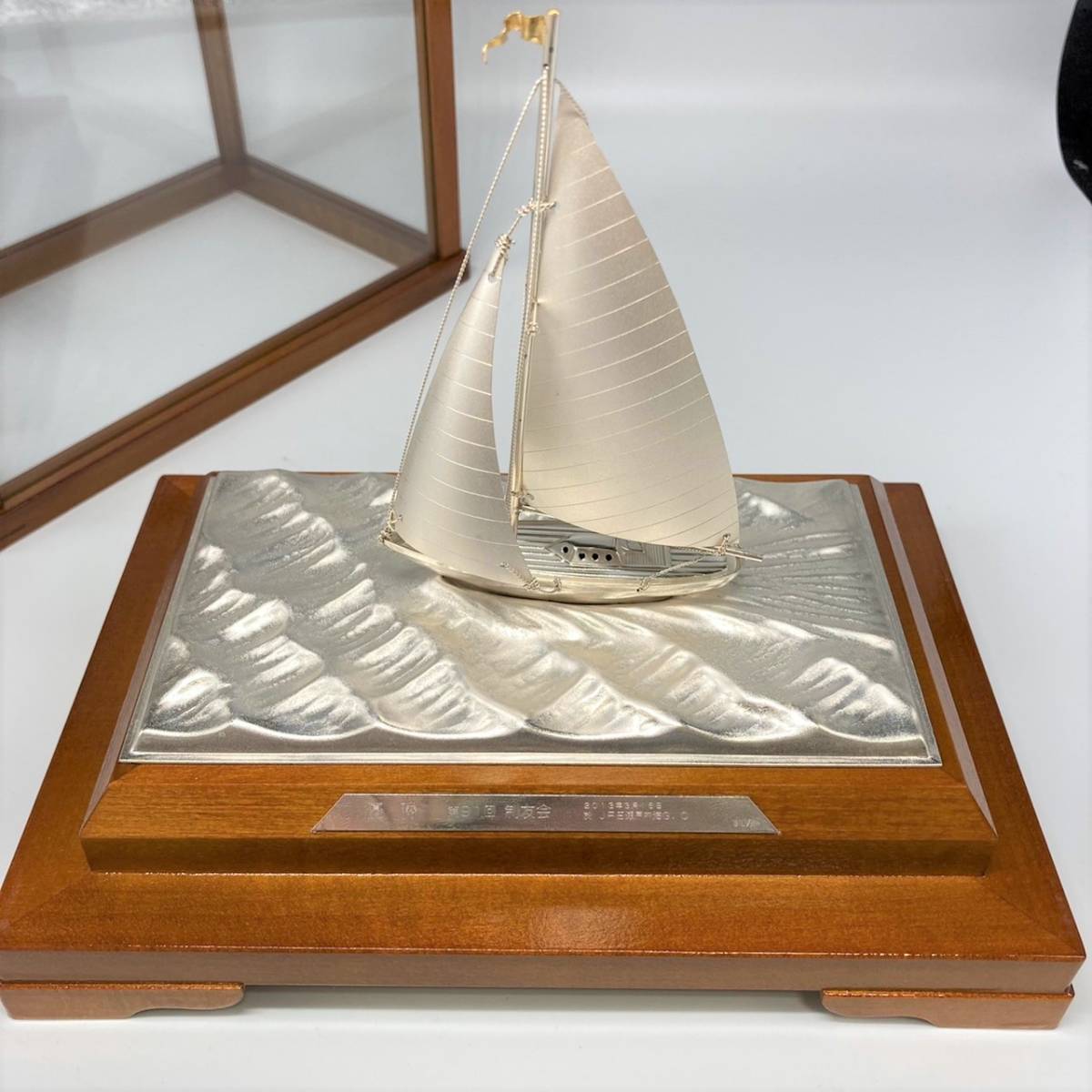 TAKEHIKO ヨット 武比古 銀製 SILVER シルバー 工芸品 置物 Yahoo