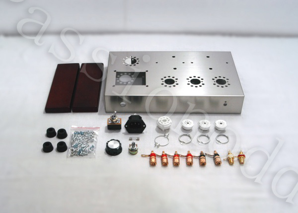 6P14 4球式シングル真空管ステレオパワーアンプ 自作キット