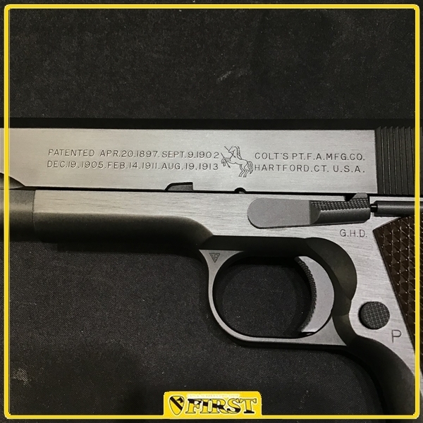 0593】美品 WA製 M1911A1 ミリタリーモデル ガスブローバック コルト