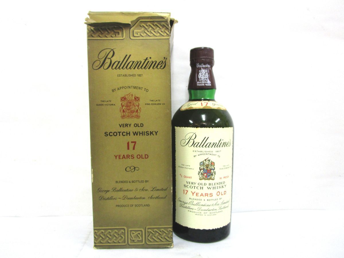 未開栓 古酒 Ballantine's バランタイン 21年 箱付 VERYOLD SCOTCH
