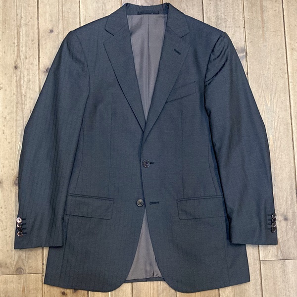 スイス製 Ermenegildo Zegna スーツ 上下セット ストライプ サイズ44