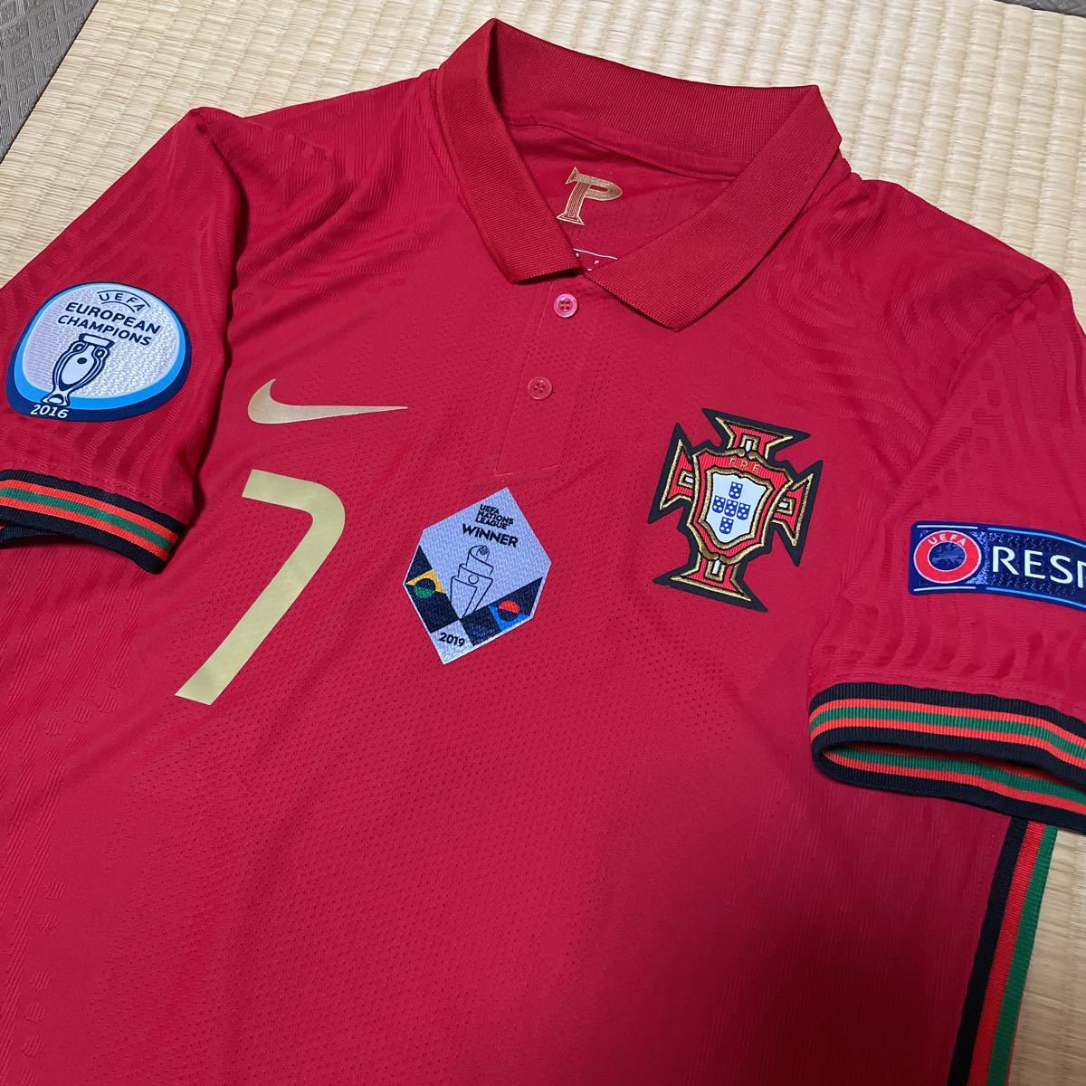 ロナウド サイン入りポルトガル代表ホームユニフォーム EURO2020(実