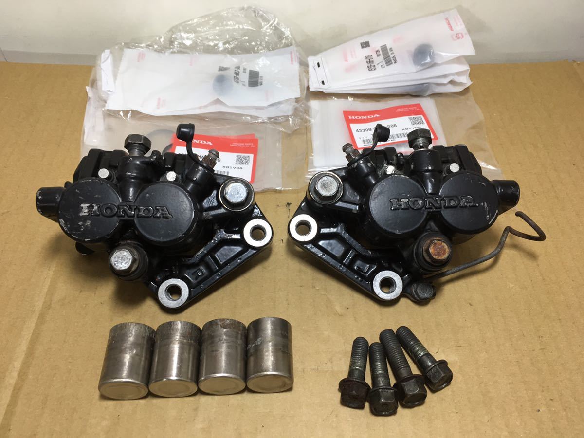 【当時物】ホンダ純正　スーパーホーク　ダブルキャリパー CB400D スーパーホーク3 - Yahoo!オークション フロントキャリパー 純