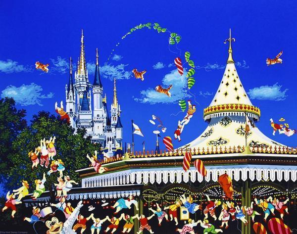 45 割引 まとめ買い ヒロヤマガタ シンデレラカルーセル シルクスクリーン版画 版画 美術品 Www Kalskivision Com