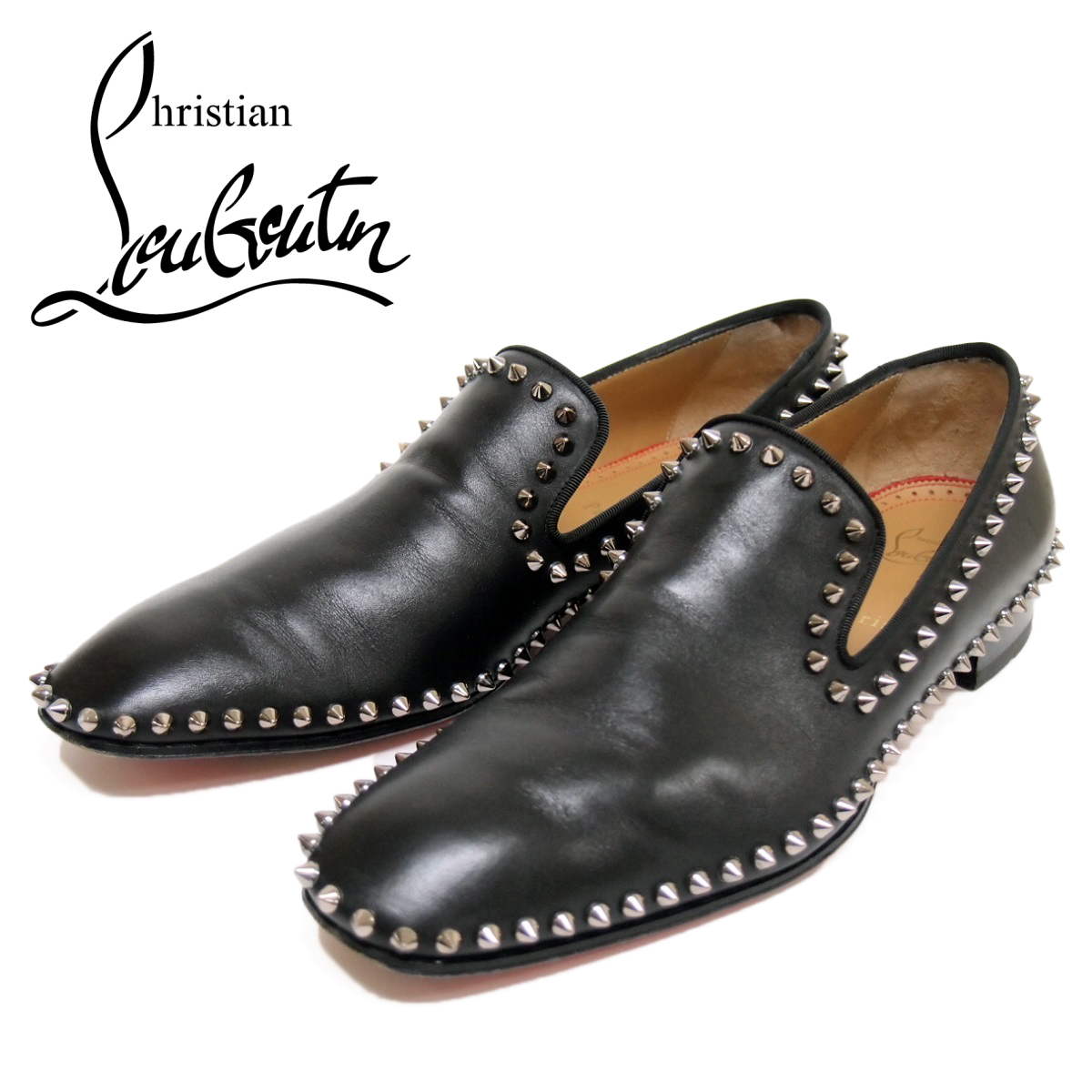 Christian Louboutin クリスチャン ルブタン 中古本物 CASANOPUMP FLAT 