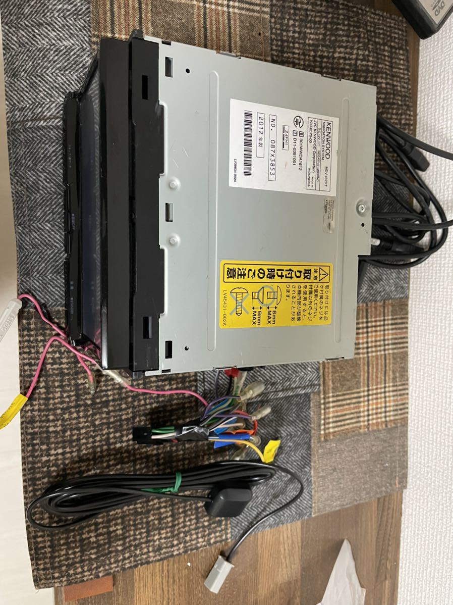 ケンウッド彩速ナビ MDV-737DT CD⁄MP3⁄DVD⁄SD⁄Bluetooth⁄