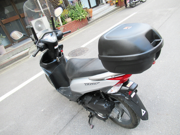 DIO 110 JF31 リヤボックス付　インジェクション ホンダ Dio110 JF31 インジェクションモデル リアボックス