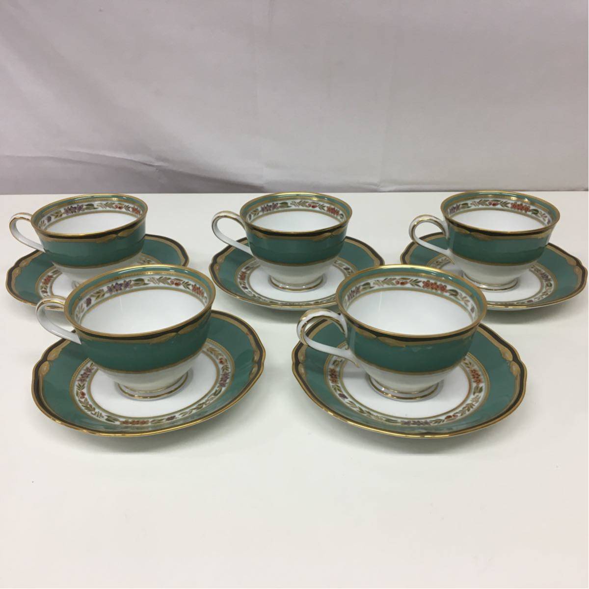 ノリタケ ハナリンス カップ&ソーサー 5客セット 【23434】 ノリタケ 