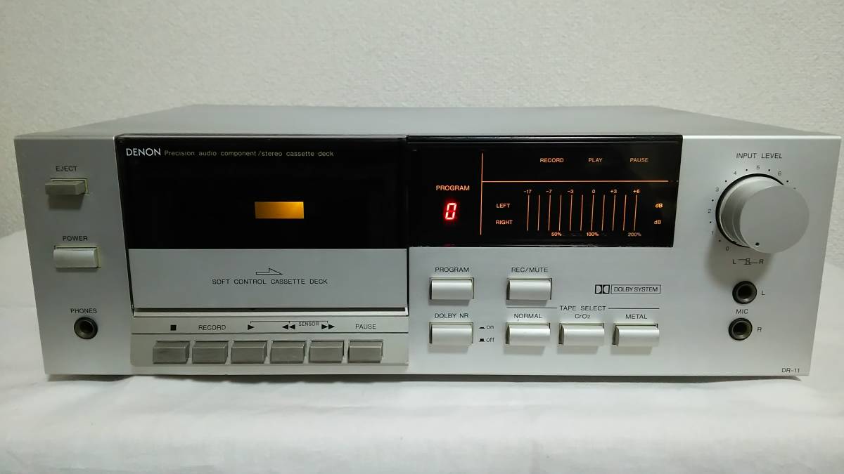 DENON/デノン/デンオン カセットデッキ DR-11 日本コロムビア ［動作品