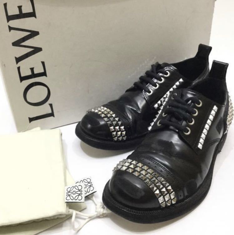 HOT，格安 激レア LOEWE 16AW ピラミッドスタッズレザーダービーシューズ ロエベ(その他)｜売買されたオークション情報、yahooの商品情報をアーカイブ公開 - オークファン 男性用