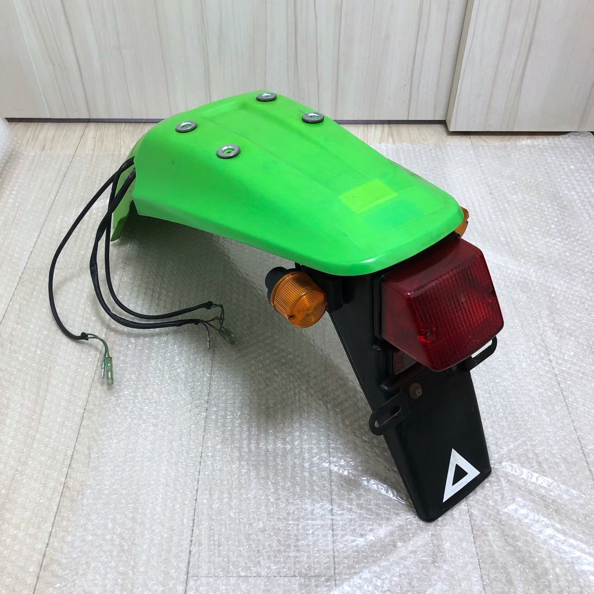KDX125SR 純正 リアフェンダー・テールランプ・ウインカー・ナンバー 