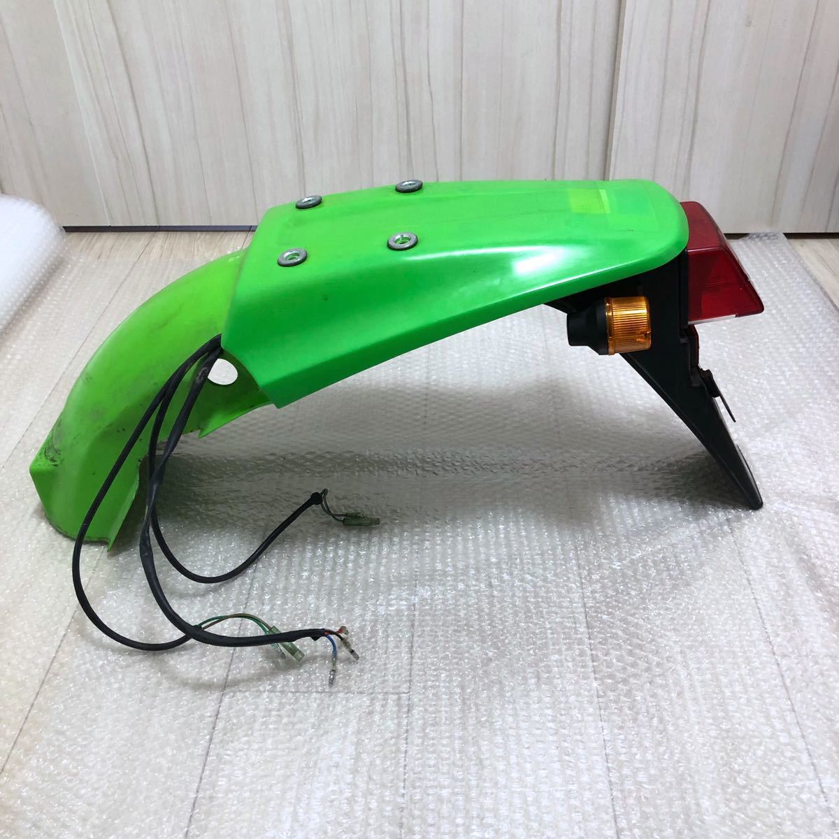 KDX125SR 純正 リアフェンダー・テールランプ・ウインカー・ナンバー 