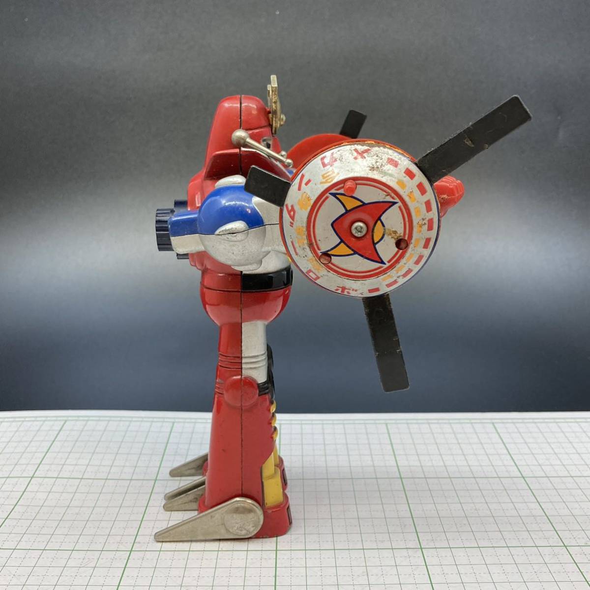 ブルマアク メカンダーロボ ソフビ レトロ レア ビンテージ 17cm 昭和 