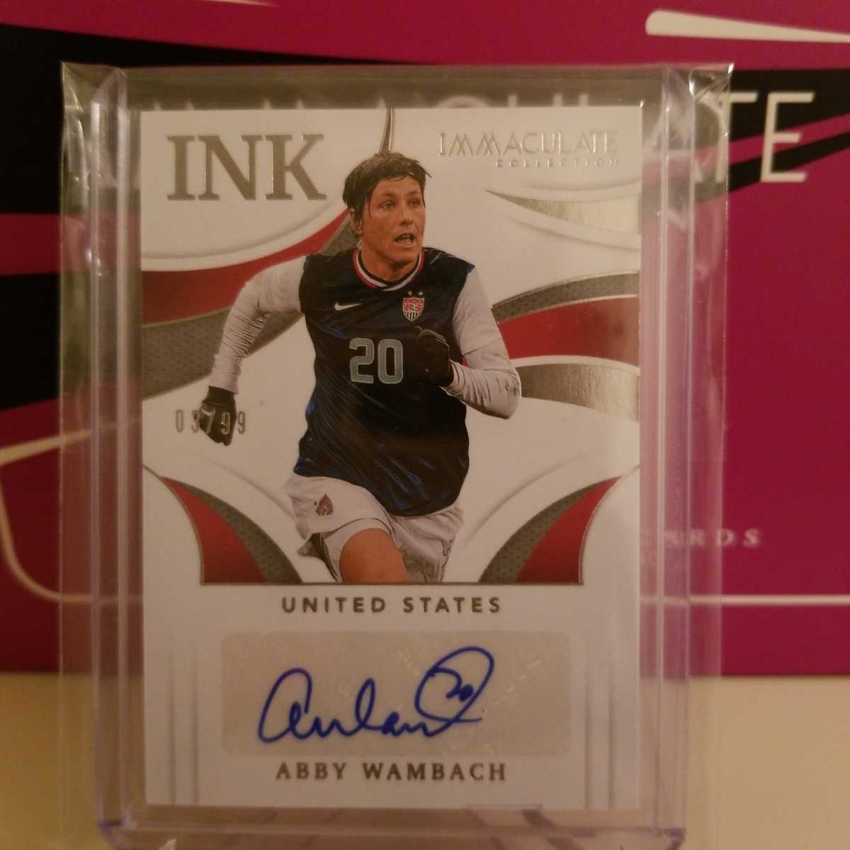 21 Panini Immaculate Soccer Abby Wambach アビー ワンバック 03 99 直筆サインカード アメリカ代表 シングルカード 売買されたオークション情報 Yahooの商品情報をアーカイブ公開 オークファン Aucfan Com